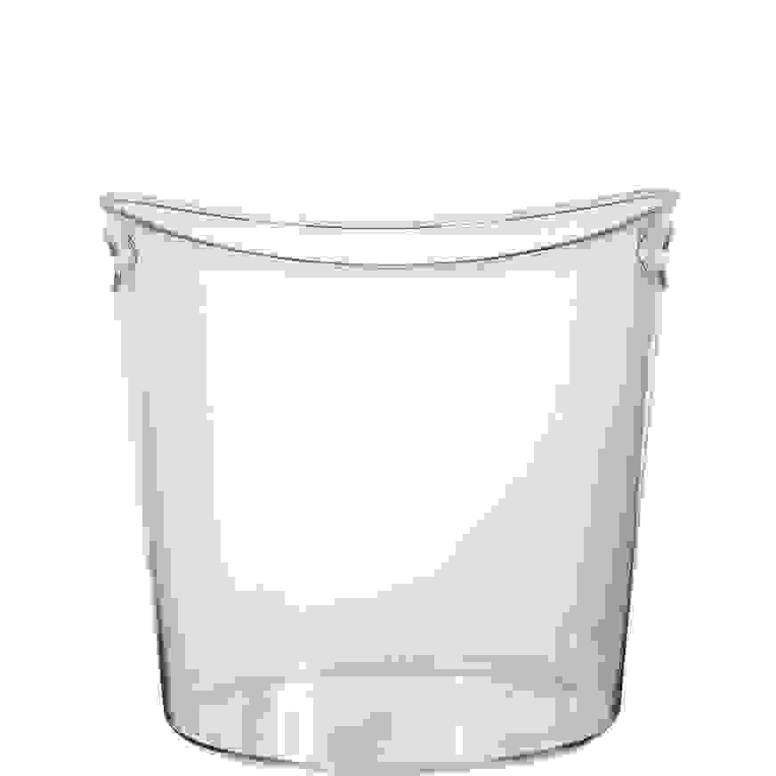 Amscan Plastic Ice Bucket, Clear